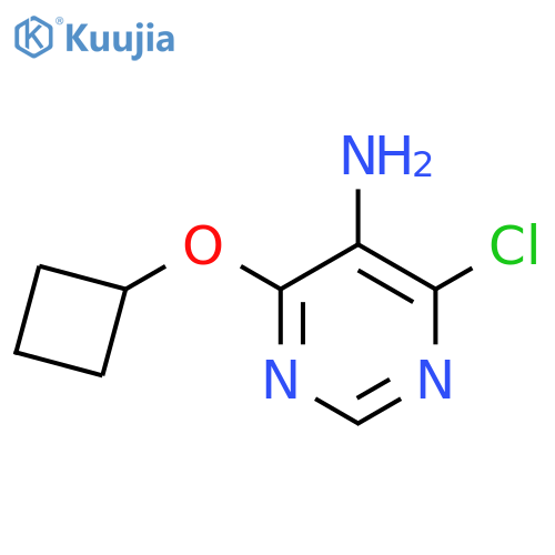 4-Chloro-6-cyclobutoxypyrimidin-5-amine structure
