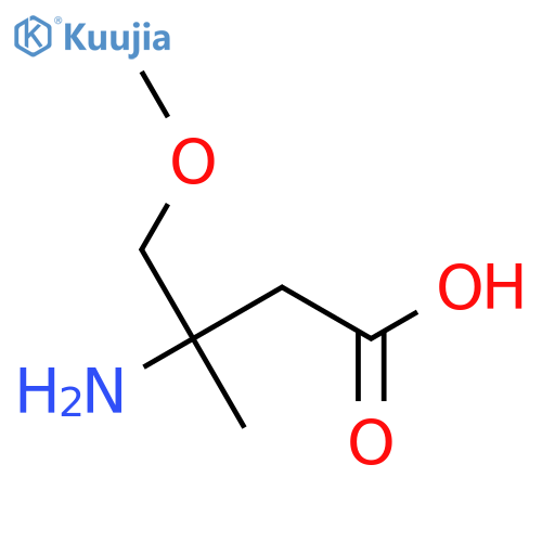 3-Amino-4-methoxy-3-methylbutanoic acid structure