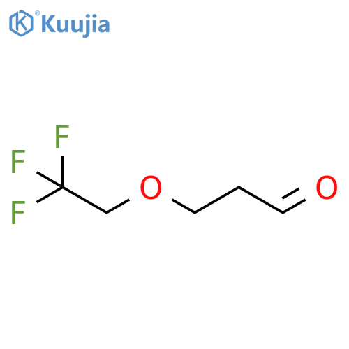 3-(2,2,2-trifluoroethoxy)propanal structure