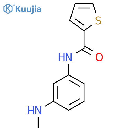 N-3-(methylamino)phenylthiophene-2-carboxamide structure