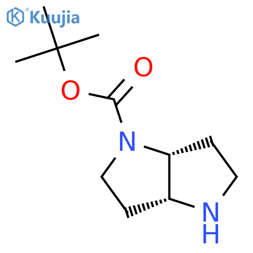 (3AR,6AR)-tert-Butyl hexahydropyrrolo[3,2-b]pyrrole-1(2H)-carboxylate structure