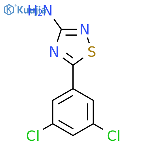 1,2,4-Thiadiazol-3-amine, 5-(3,5-dichlorophenyl)- structure