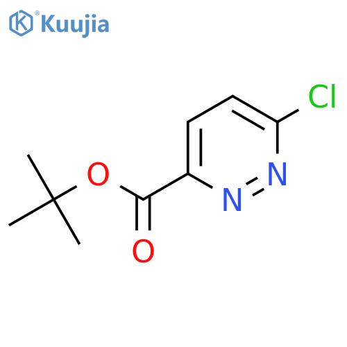 Tert-butyl 6-chloropyridazine-3-carboxylate structure