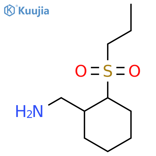 Cyclohexanemethanamine, 2-(propylsulfonyl)- structure