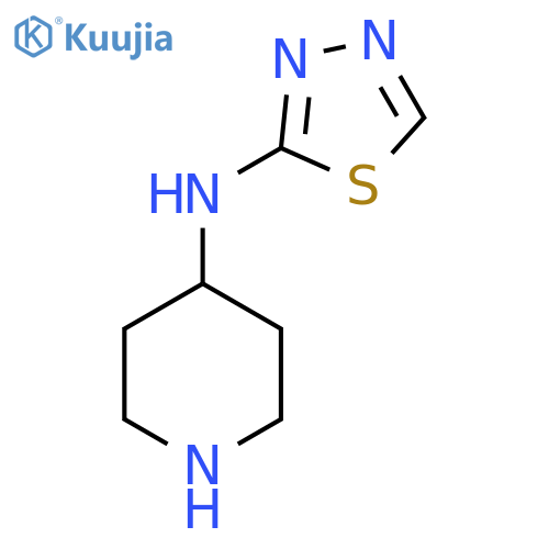 N-(1,3,4-Thiadiazol-2-yl)piperidin-4-amine structure