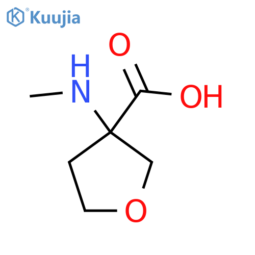 3-(methylamino)oxolane-3-carboxylic acid structure
