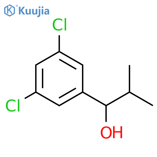 1-(3,5-dichlorophenyl)-2-methylpropan-1-ol structure