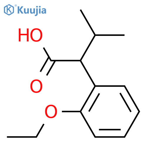 2-(2-ethoxyphenyl)-3-methylbutanoic acid structure