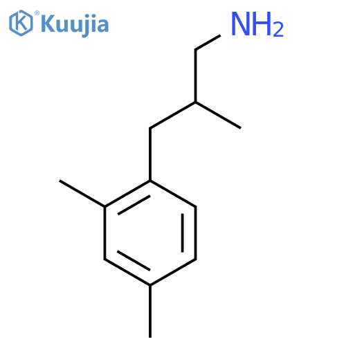 3-(2,4-Dimethylphenyl)-2-methylpropan-1-amine structure