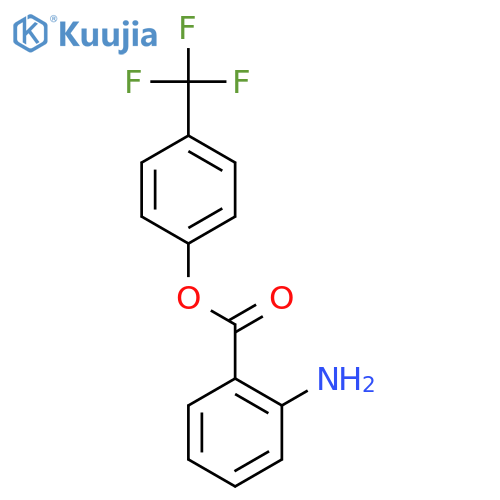4-(Trifluoromethyl)phenyl 2-aminobenzoate structure