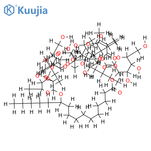 11S-jalapinolic acid 11-O-(2-O-2S,3S-niloyl,4-O-tigloyl)-alpha-L-rhamnopyranosyl-(1->2)-[O-beta-D-glucopyranosyl-(1->6)-O-(3,4-di-O-2S-methylbutyryl)-beta-D-glucopyranosyl-(1->3)]-O-beta-D-glucopyranosyl-(1->2)-beta-D-quinovopyranoside structure