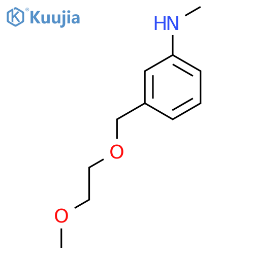 3-(2-methoxyethoxy)methyl-N-methylaniline structure