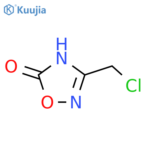 3-(chloromethyl)-1,2,4-oxadiazol-5-ol structure