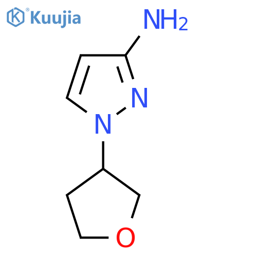 1-(oxolan-3-yl)-1H-pyrazol-3-amine structure
