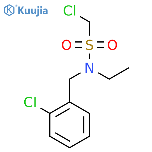 1-Chloro-n-(2-chlorobenzyl)-n-ethylmethanesulfonamide structure