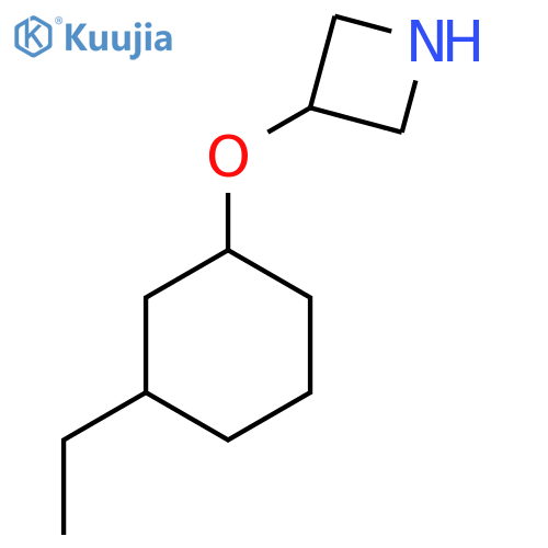 3-[(3-Ethylcyclohexyl)oxy]azetidine structure