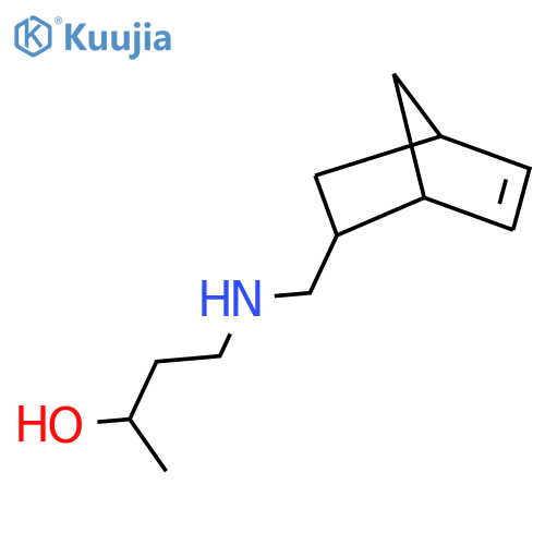 4-({bicyclo2.2.1hept-5-en-2-yl}methyl)aminobutan-2-ol structure