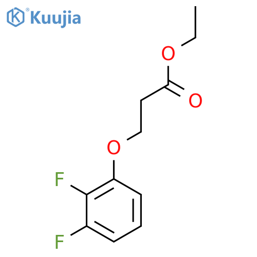 Ethyl 3-(2,3-difluoro-phenoxy)propanoate structure