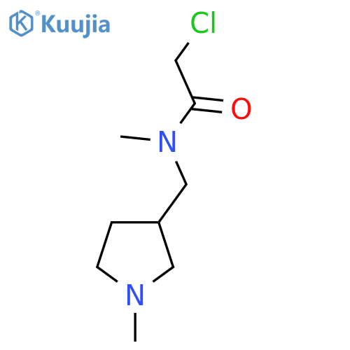 2-Chloro-N-methyl-N-(1-methyl-pyrrolidin-3-ylmethyl)-acetamide structure