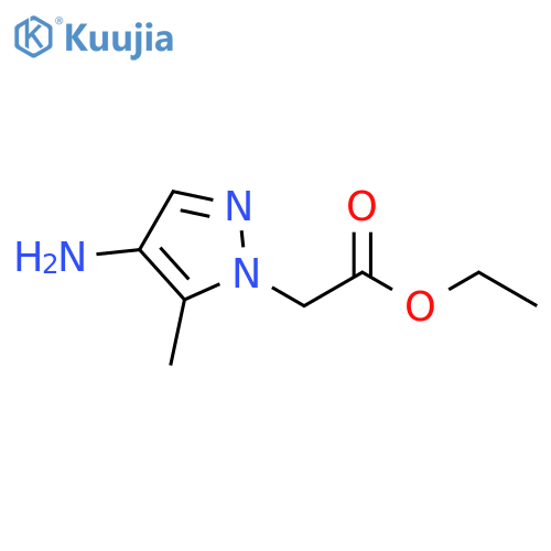 ethyl 2-(4-amino-5-methyl-1H-pyrazol-1-yl)acetate structure