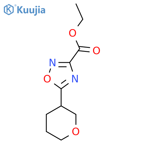 ethyl 5-(oxan-3-yl)-1,2,4-oxadiazole-3-carboxylate structure