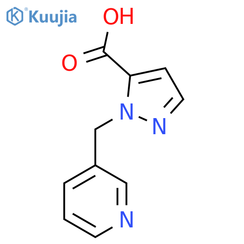 2-(3-Pyridylmethyl)pyrazole-3-carboxylic acid structure