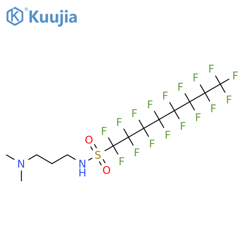 1-Octanesulfonamide, N-[3-(dimethylamino)propyl]-1,1,2,2,3,3,4,4,5,5,6,6,7,7,8,8,8-heptadecafluoro- structure