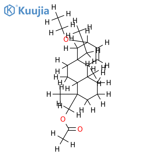 16alpha-ethoxy-18-hydroxy-ent-kaur-11-ene acetate structure