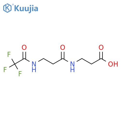 3-3-(trifluoroacetamido)propanamidopropanoic acid structure