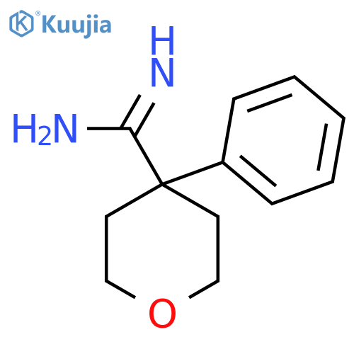 4-Phenyloxane-4-carboximidamide structure