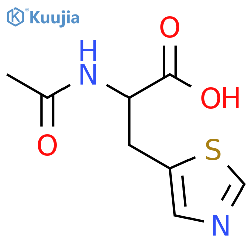 5-Thiazolepropanoic acid, α-(acetylamino)- structure
