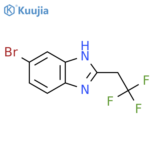 5-Bromo-2-(2,2,2-trifluoroethyl)-1H-1,3-benzodiazole structure