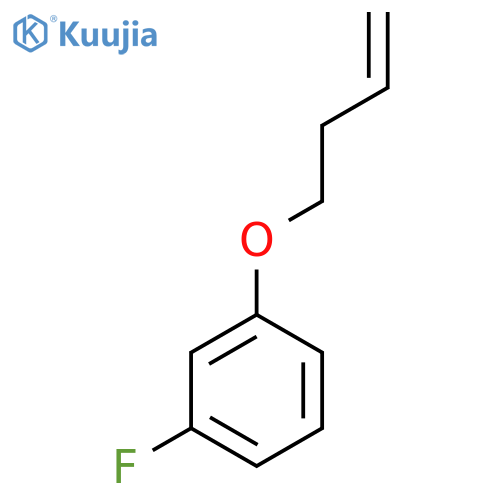 1-(but-3-en-1-yloxy)-3-fluorobenzene structure