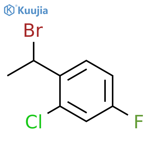 1-(1-bromoethyl)-2-chloro-4-fluorobenzene structure