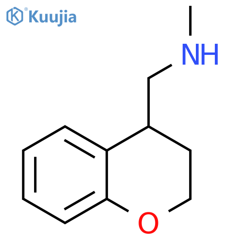 (3,4-dihydro-2H-1-benzopyran-4-ylmethyl)(methyl)amine structure