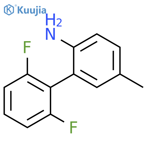 2-(2,6-difluorophenyl)-4-methylaniline structure