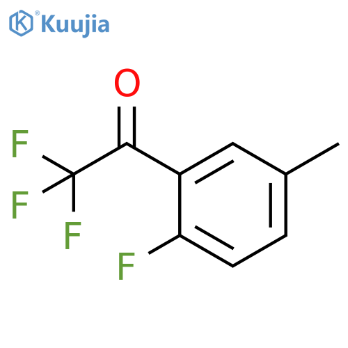 2,2,2-trifluoro-1-(2-fluoro-5-methylphenyl)ethan-1-one structure