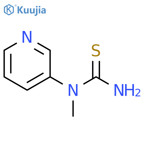 Thiourea, N-methyl-N-3-pyridinyl- structure