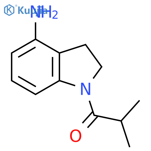 1-(4-Aminoindolin-1-yl)-2-methylpropan-1-one structure