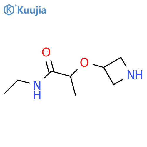 Propanamide, 2-(3-azetidinyloxy)-N-ethyl- structure