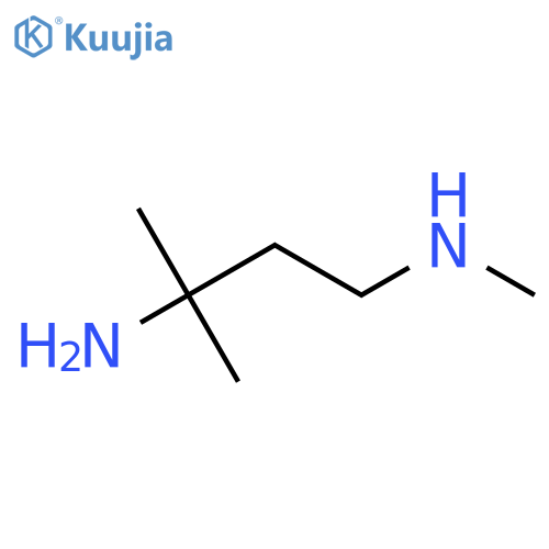 (3-amino-3-methylbutyl)(methyl)amine structure