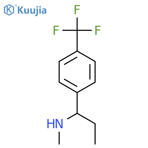 methyl({1-4-(trifluoromethyl)phenylpropyl})amine structure
