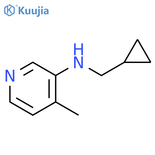 N-(cyclopropylmethyl)-4-methylpyridin-3-amine structure