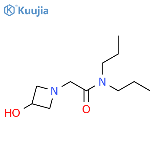 2-(3-hydroxyazetidin-1-yl)-N,N-dipropylacetamide structure