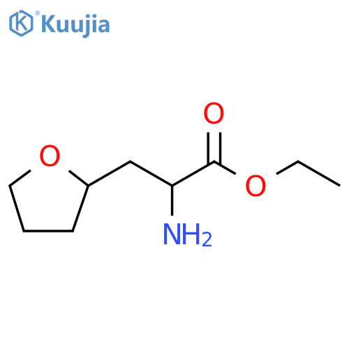2-Furanpropanoic acid, α-aminotetrahydro-, ethyl ester structure