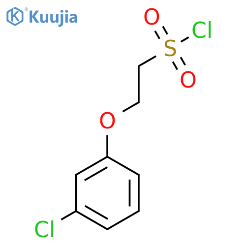 2-(3-Chlorophenoxy)ethane-1-sulfonyl chloride structure