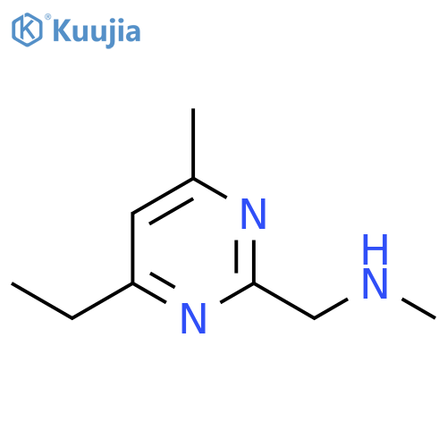 (4-ethyl-6-methylpyrimidin-2-yl)methyl(methyl)amine structure