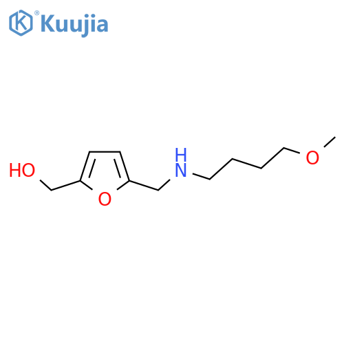 (5-{(4-methoxybutyl)aminomethyl}furan-2-yl)methanol structure