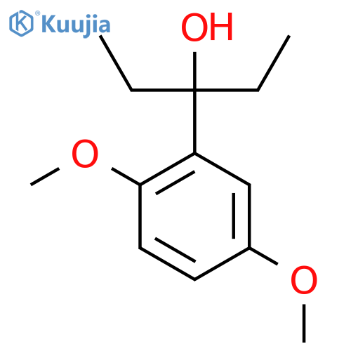 3-(2,5-Dimethoxyphenyl)-3-pentanol structure