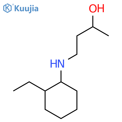4-(2-ethylcyclohexyl)aminobutan-2-ol structure